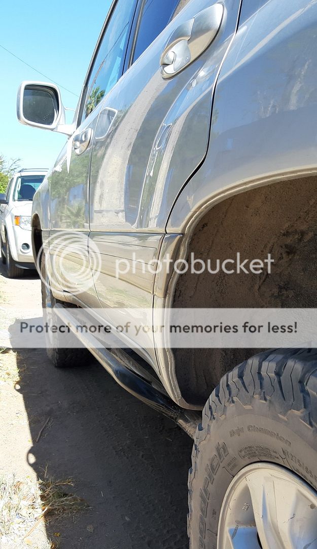 SOLD - 100 series land cruiser rock sliders | IH8MUD Forum